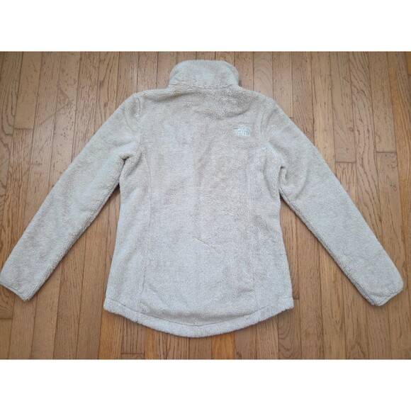 The North Face Women's Full Zip Osito Fleece Coat Jacket Small Beige - Picture 6 of 6